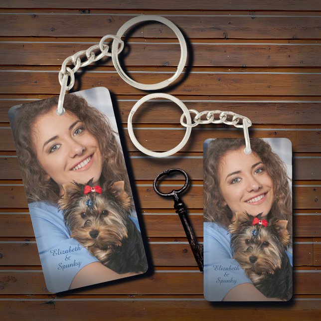 Custom Photo Name Personalise Key Ring (Custom Photo Name Personalize Keychain is great to place your photo back and front have fun. )
