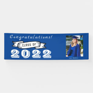 Custom Photo Name Personalised Graduation Banner