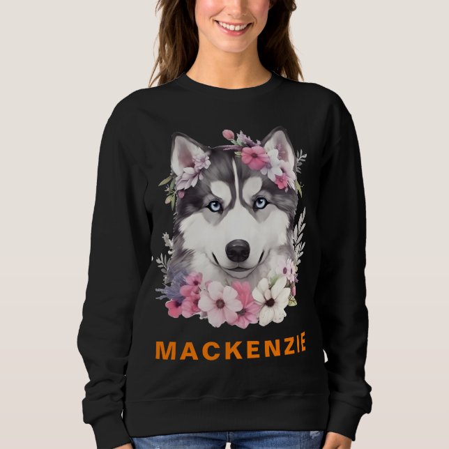 Custom Photo & Name Personalised Unisex Pet Sweatshirt (Front)
