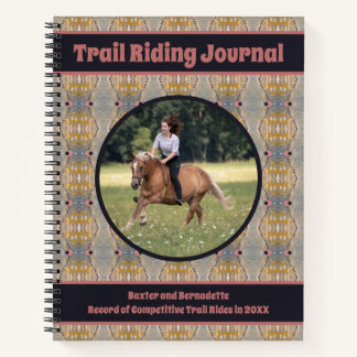 Custom Photo Name Riding Lesson Training Journal