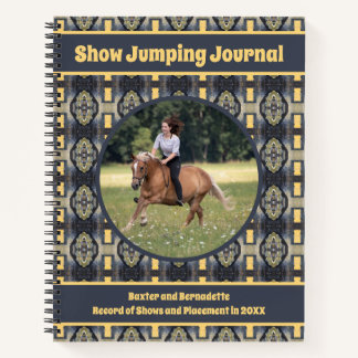 Custom Photo Name Riding Lesson Training Journal