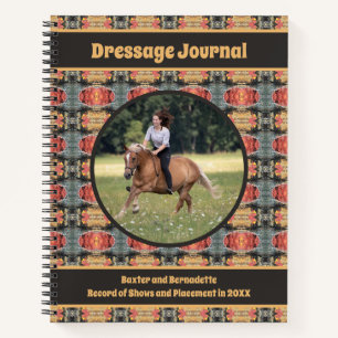 Custom Photo Name Riding Lesson Training Journal