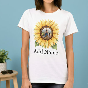 Custom Photo Name Text Personalized T-Shirt