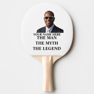 Custom photo name the man the myth the legend ping pong paddle