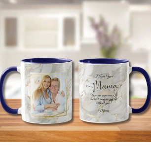 Custom Photo & Name Your Love Message To Mum Mug