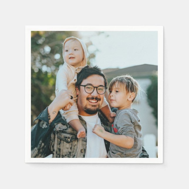 Custom Photo  Napkin (Front)