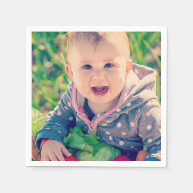 Custom Photo Napkins (Front)