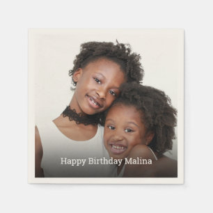 Custom Photo Napkins