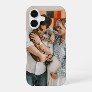 Custom photo natural colour personalised iPhone 16 case