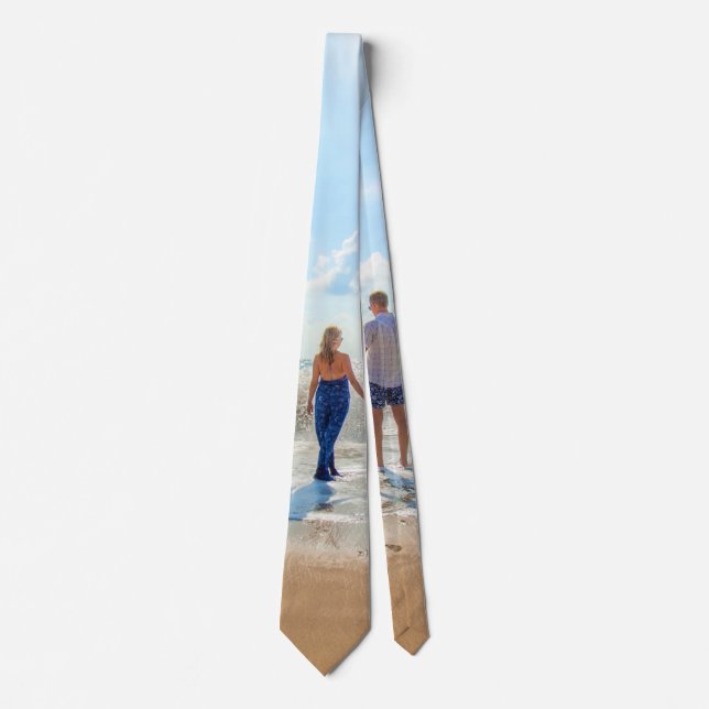 Custom Photo Neck Tie Gift with Your Photos (Front)