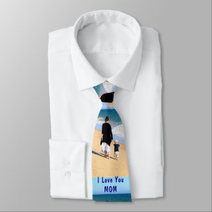 Custom Photo Neck Tie Gift Your Mum Love Photos