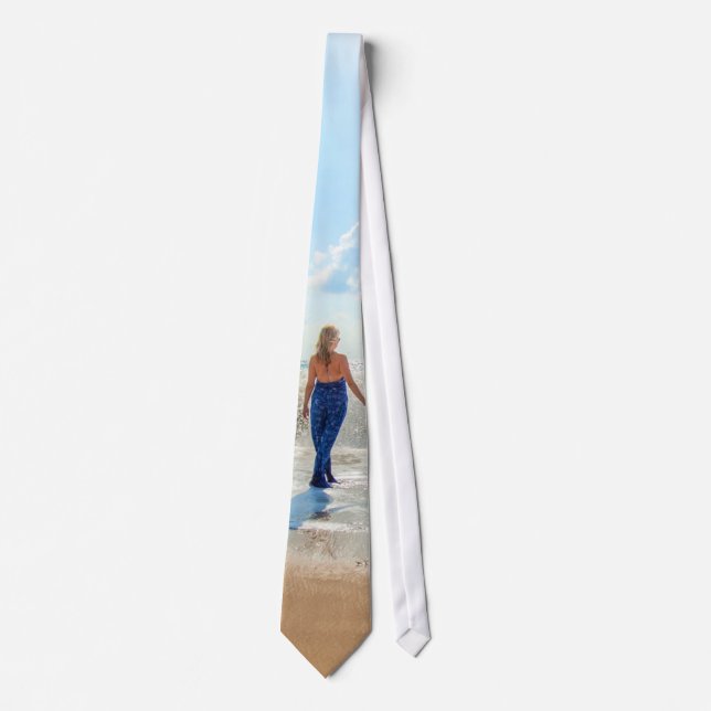 Custom Photo Neck Tie with Your Photos Design (Front)