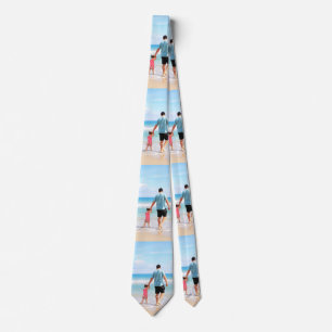 Custom Photo Neck Tie Your Family Photos Dad Gift