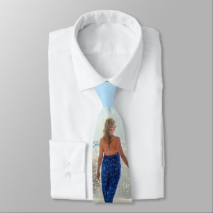 Custom Photo Neck Tie - Your Own Design - Family