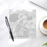 Custom Photo Notepad, Full Photo Black and White Notepad<br><div class="desc">Add your favourite photo and the automatic filter will create a black and white photo, with a faded look, making the notepad easy to write on while still allowing the picture the peek through. Personalise it any way you want. Use the template form to add your personalisation or the customise...</div>