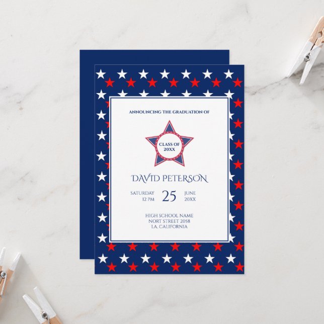 Custom Photo on Back Side  Invitation (Front/Back In Situ)