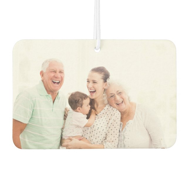 Custom Photo One Of a Kind Personalised Car Air Freshener (Front)