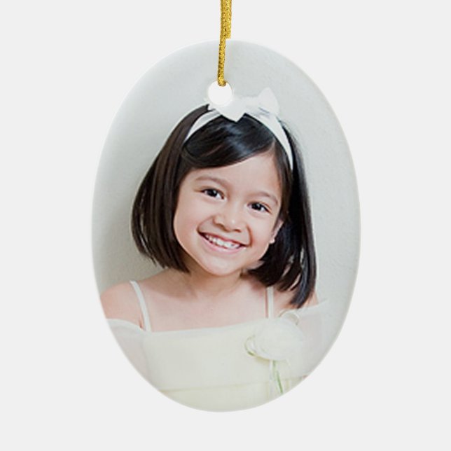 Custom Photo Ornament (Front)
