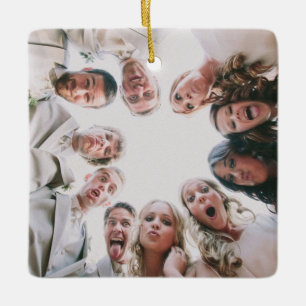 Custom Photo Ornament Double Sided,Christmas photo