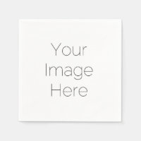 Custom Photo Paper Napkin – Personalised Wedding o