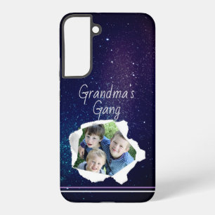 Custom Photo Paper Punch Hole Personalised Text Samsung Galaxy Case