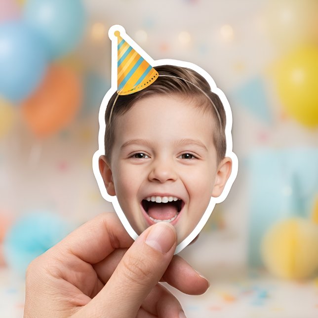 Custom Photo Party Favour  Sticker (Creator Uploaded)