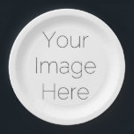 Custom Photo Party Plate – Personalized single pic<br><div class="desc">Design your own custom paper party plate by uploading a favorite photo, face or company logo. Perfect for birthdays, weddings, graduations, and any special celebration. Add a personal touch to your party decor with ease—just upload your image and order your custom plates today! Click CUSTOMIZE FURTHER to add a text...</div>