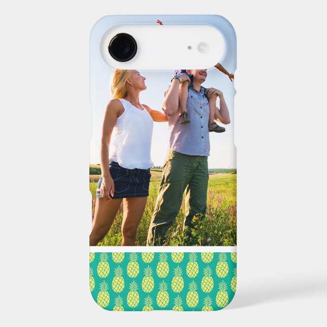 Custom Photo Pastel Pineapples Case-Mate iPhone Case (Back)