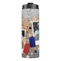 Custom Photo Patriotic Stars Red, White And Blue