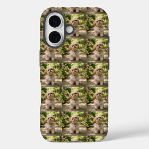Custom Photo Pattern iPhone 16 Case