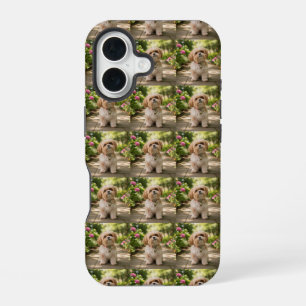 Custom Photo Pattern iPhone 16 Case