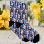 Custom Photo Pattern Personalised Socks<br><div class="desc">Upload a photo and easily create your personalised photo pattern socks. You can TRANSFER this DESIGN on other Zazzle products and adjust it to fit most of the Zazzle items. You can also click CUSTOMIZE FURTHER to add, delete or change details like background colour, text, font, or some graphics. Thank...</div>