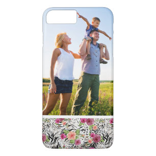 Custom Photo Pattern With Animal Prints iPhone 8 Plus/7 Plus Case