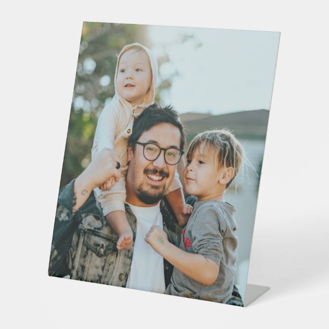 Custom Photo Pedestal Sign (Front)