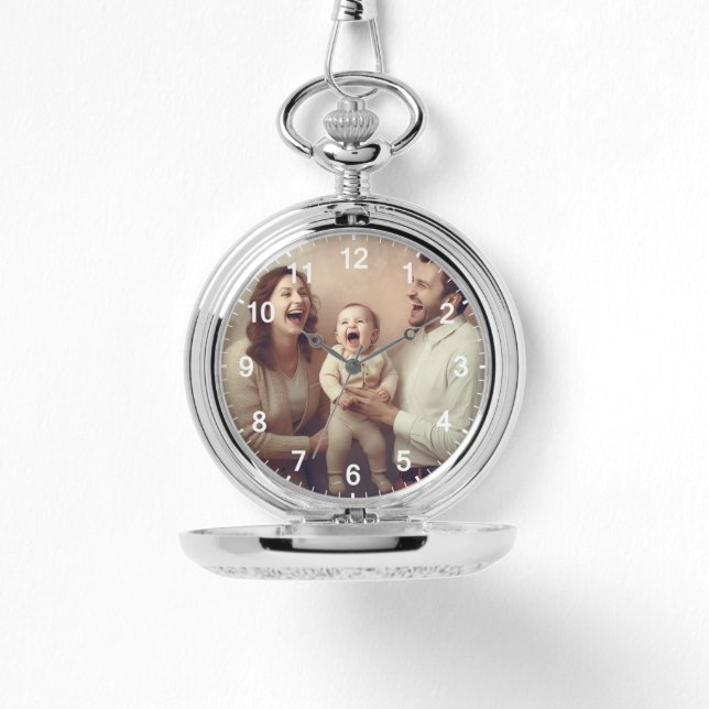 Custom photo perfect gift for mum to be watch (Front)
