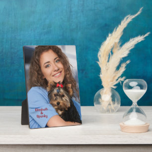 Custom Photo Personalise Easel Plaque