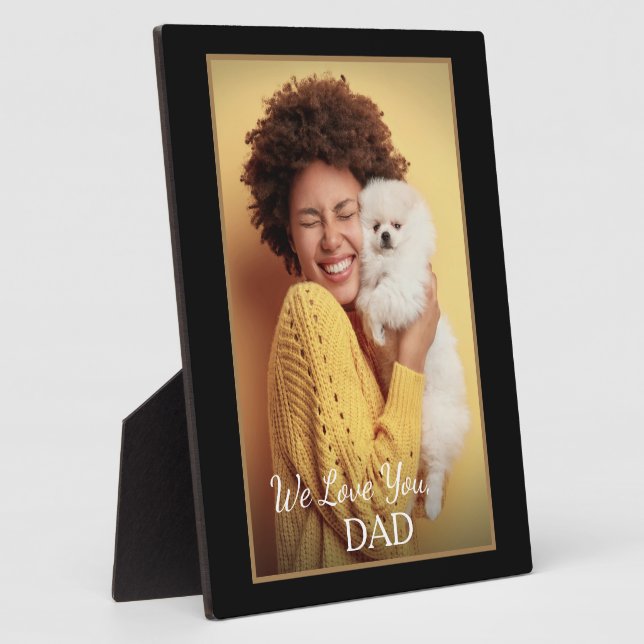 Custom Photo Personalise  Plaque (Side)