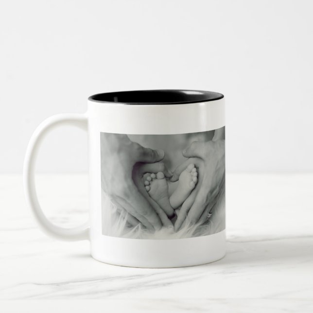 Custom Photo Personalised Baby Mug (Left)