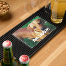 Custom Photo Personalised Bar Runner 