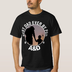  Custom Photo personalised Best Dad Ever  T-Shirt