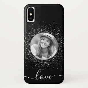 Custom Photo Personalised Black iPhone X Case