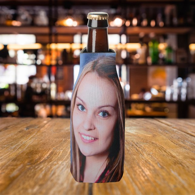 Custom Photo Personalised Bottle Cooler (Creator Uploaded)