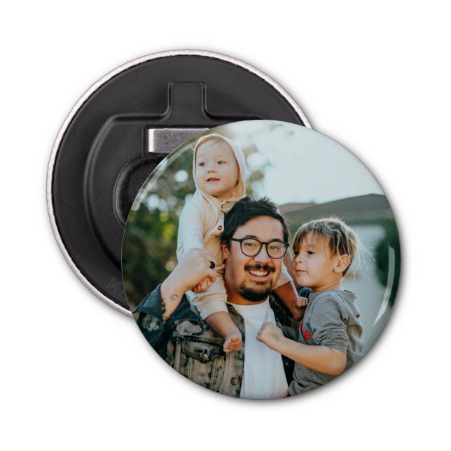 Custom Photo Personalised   Bottle Opener (Front)
