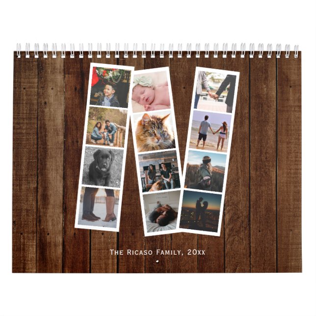 Custom Photo Personalised Calendar (Cover)