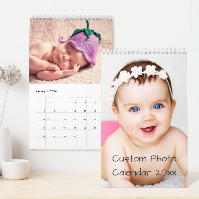Custom Photo Personalised Calendar (Creator Uploaded)