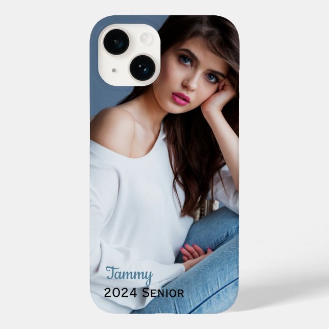 Custom Photo Personalised Case-Mate iPhone Case (Back)