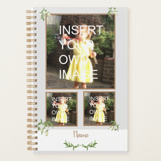Custom Photo Personalised Collage Planner (Front)
