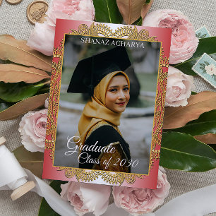 Custom Photo Personalised Congratulations Graduate Announcement