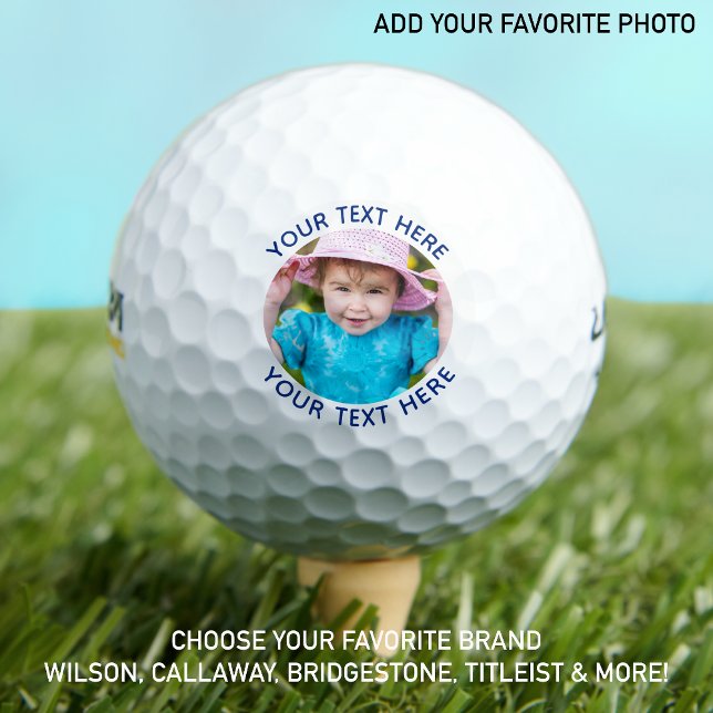 Custom Photo Personalised Create Your Own Golf Balls (Creator Uploaded)