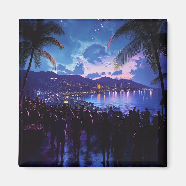 Custom Photo Personalised create your own magnet  (Front)